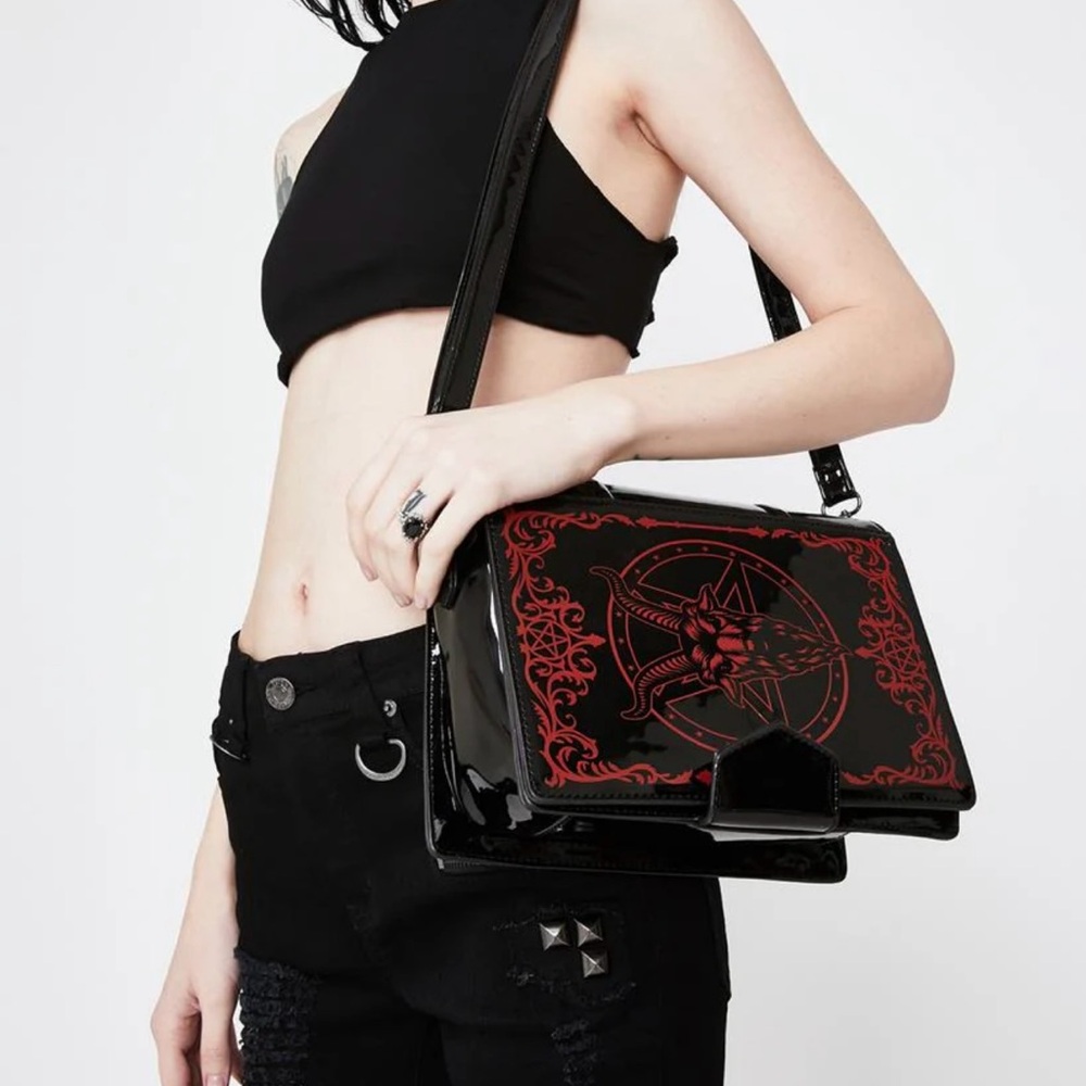 KillStar Book of the Beast Black and Red Handbag